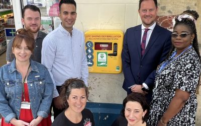 Charity Unveils New Defibrillator in City Centre